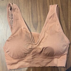 Seamless Tan Bralette‎ Size 2X